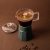 Kawiarka włoska na indukcję szklana VERONA zielona 6 tz / La Cafetiere LCSTES6CGLGRN