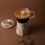 Kawiarka włoska na indukcję, szklana VERONA latte 6 tz / La Cafetiere LCSTES6CGLLAT