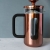 French press miedziany 1 l – La Cafetière, zapasowy filtr