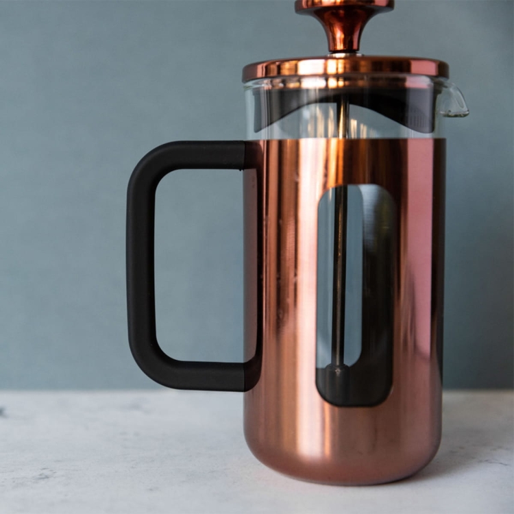 French press miedziany 1 l – La Cafetière, zapasowy filtr
