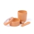 Pojemnik na jogurt i muesli z łyżeczką pomarańczowy Amuse A-000482