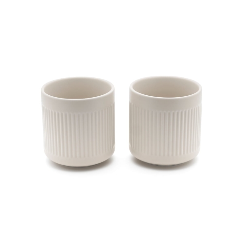 Kubki do herbaty Skagen 300ml - 2 sztuki - białe / Bredemeijer 147053