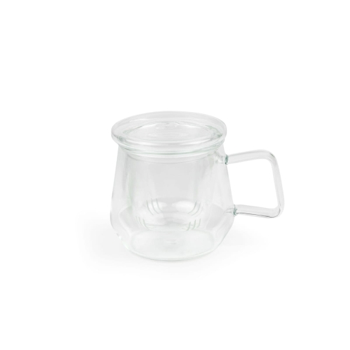 Kubek szklany z zaparzaczem Livorno 290ml - bezbarwny / Bredemeijer  165040