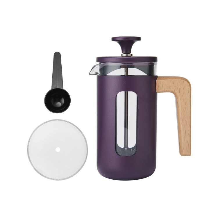 French press z miarką do kawy PISA 0.35L purple La Cafetière