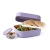 Dwupoziomowy lunchbox z pojemnikiem na sos Amuse