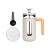 Zaparzacz do kawy French press w kolorze jasnego beżu Latte PISA 350 ml La Cafetiere