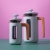 Kawiarki French press z miarką i zapasowym sitkiem do tłoka - kolor sky blue  - kolekcja PISA - pojemność 1litr i 350 ml - marka La Cafetiere