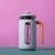 Zaparzacz French press z miarką i zapasowym sitkiem do tłoka - kolor sky blue  - kolekcja PISA - pojemność 1litr - marka La Cafetiere