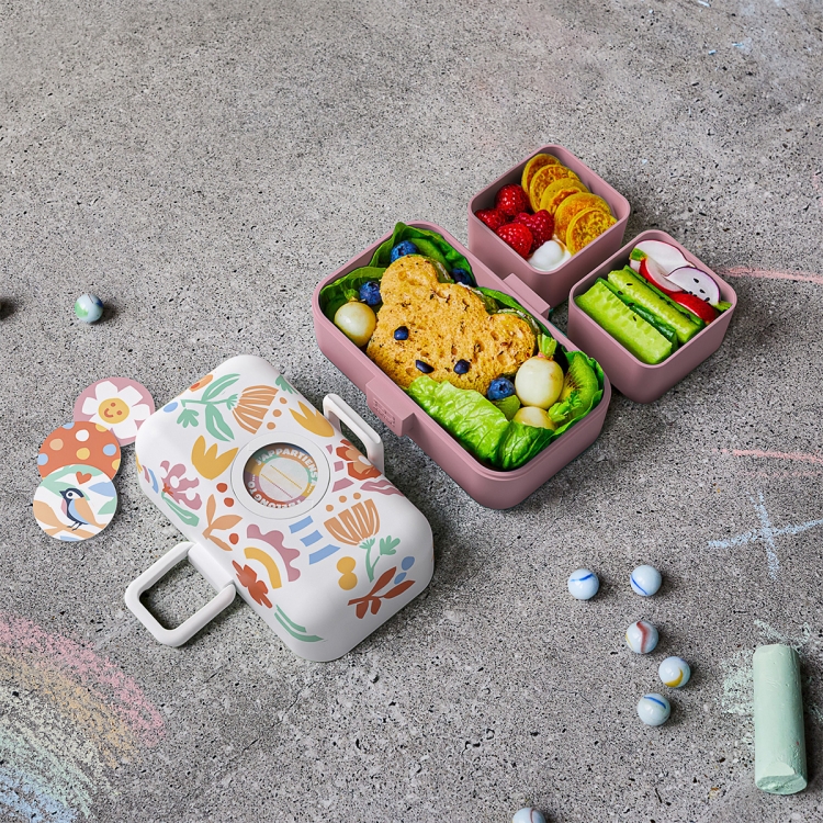 Monbento MB Tresor – szczelny lunchbox z motywem kwiatów