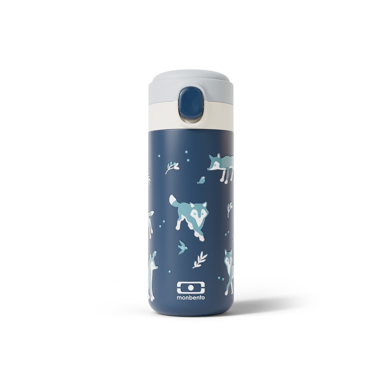 Monbento MB Pop Blue Wolf – kubek termiczny 360 ml ze stali nierdzewnej