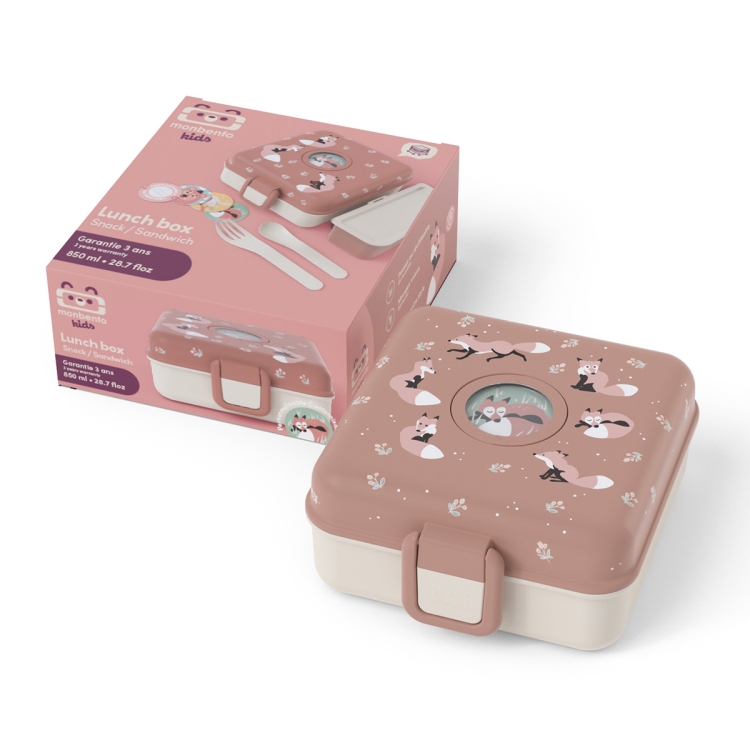 Monbento Fox Pink – pojemnik na przekąski - opakowanie