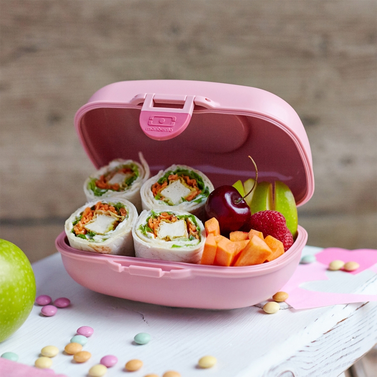 Różowy lunch box dla dziewczynki Monbento Gram Pink