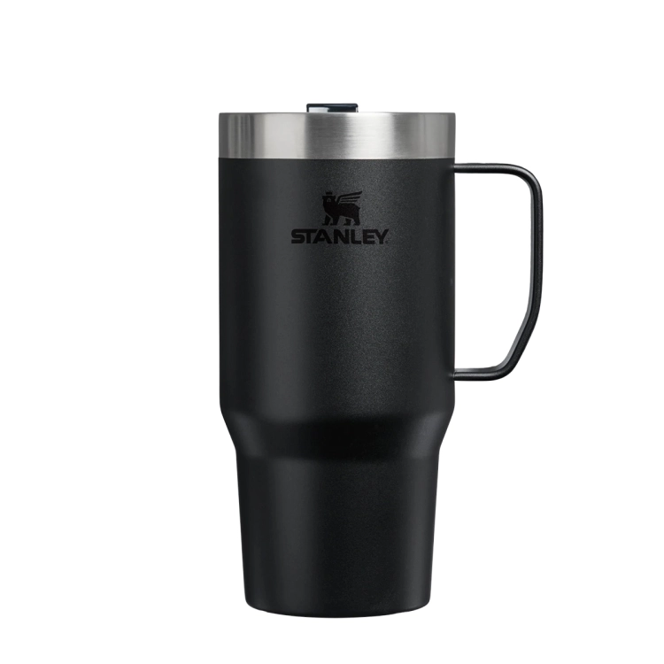 Kubek z pokrywką i uchem Everyday Suburban czarny 700 ml