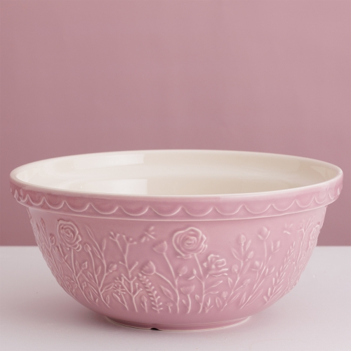 Różowa misa do ciasta ceramiczna Mason Cash