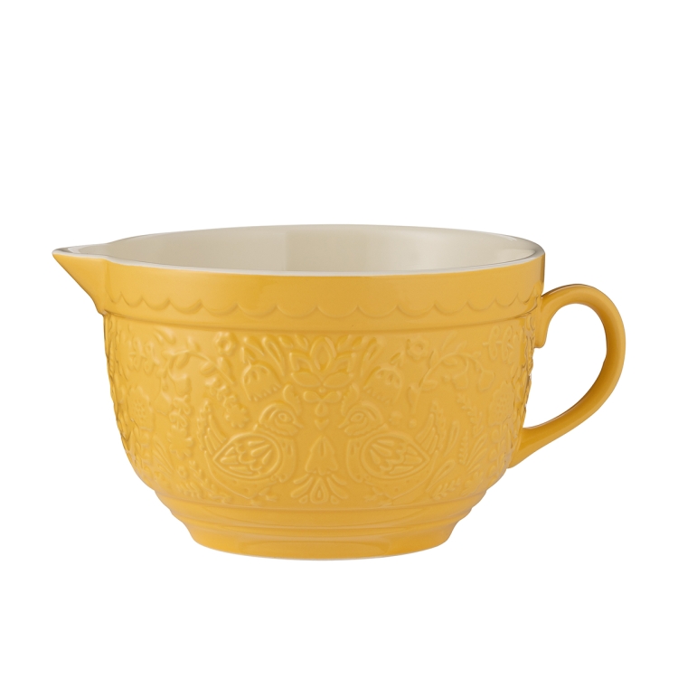 Dzbanek do ciasta Mason Cash Home To Roost 2,3 l, kamionka, widok z boku