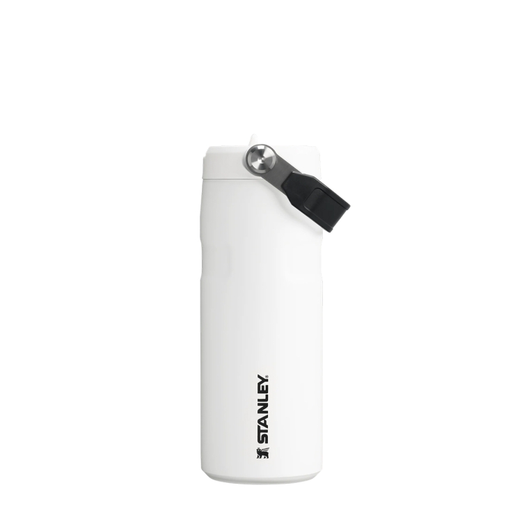 Stanley butelka na wodę IceFlow Flip Straw 2.0 0,47 l Chalk widok z boku