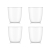 Bodum szklanki Kvadrant 4 szt. 0.2L Transparent