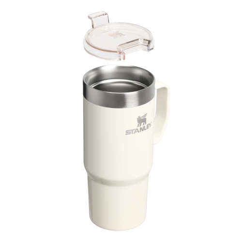 Stanley kubek termiczny z uchem, do biura i w podróż. Kolekcja Everyday Suburban o pojemności 0.47L. Kolor kremowy Cream Gloss 10-13861-044