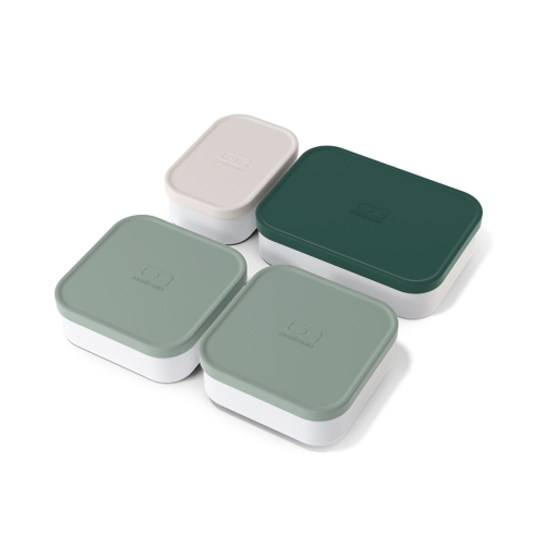 Monbento Extra pojemniki do lunchboxa 4 sztuki Green