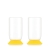 Bodum szklanki do piwa 2 szt. MoMA Oktett 0.37 l yellow