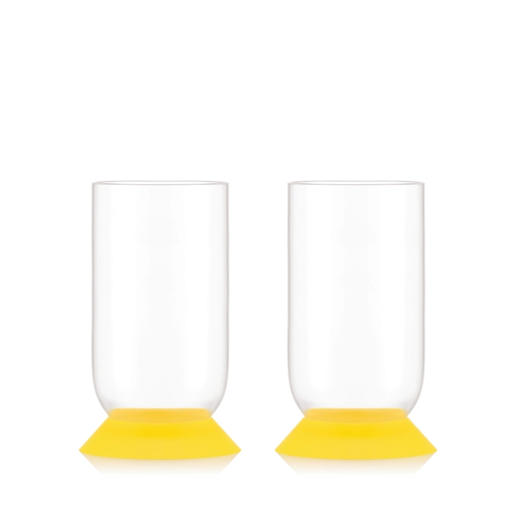 Bodum szklanki do piwa 2 szt. MoMA Oktett 0.37 l yellow