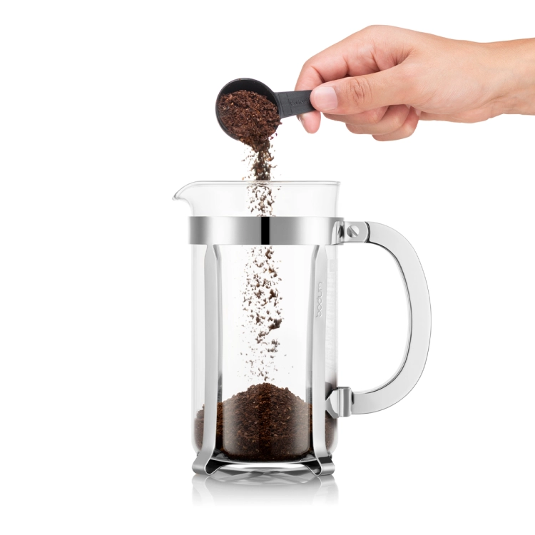 Zaparzacz typu French Press 1L - Chromowany