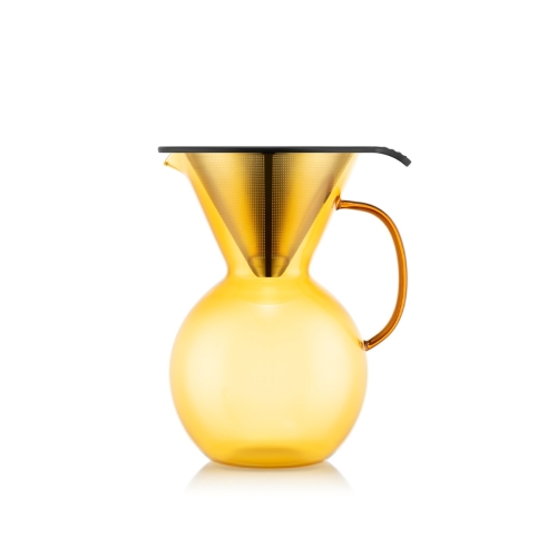 Bodum zaparzacz do kaw przelewowych MoMA Pour Over sunny yellow