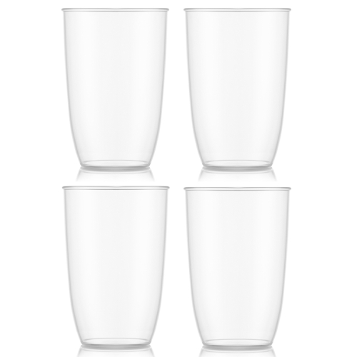 Bodum szklanki do piwa 4 szt. Kvadrant 0.5 l Transparent