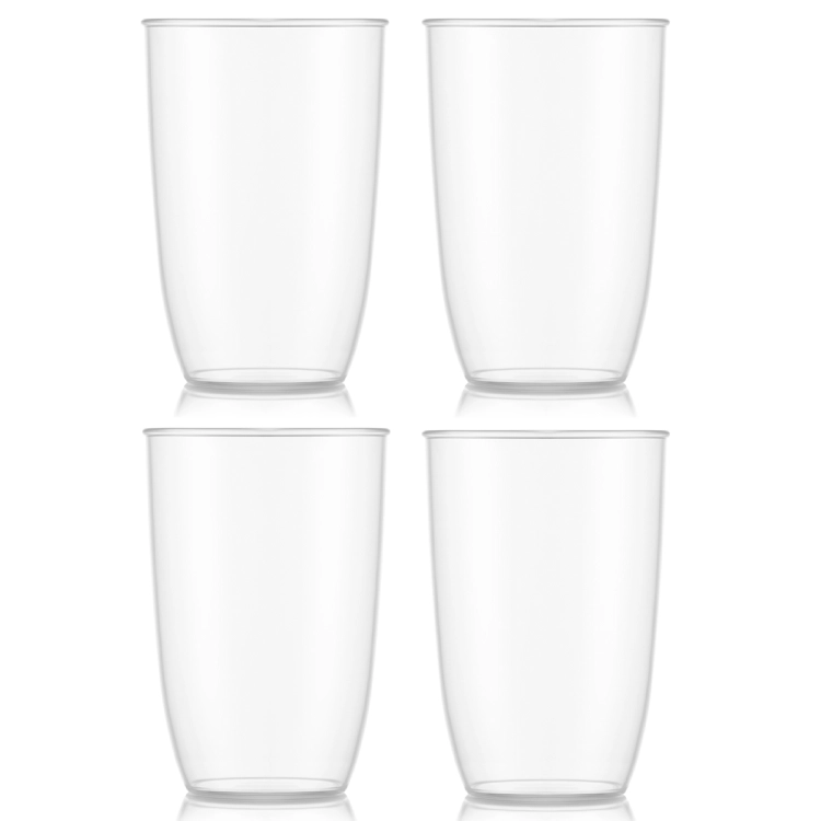 Bodum szklanki do piwa 4 szt. Kvadrant 0.5 l Transparent