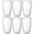 Bodum szklanki z podwójną ścianką 6 szt. Pavina 0.45 l Transparent