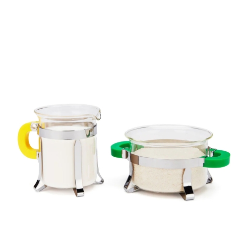 Bodum cukiernica i mlecznik MoMA Chambord green &amp; yellow