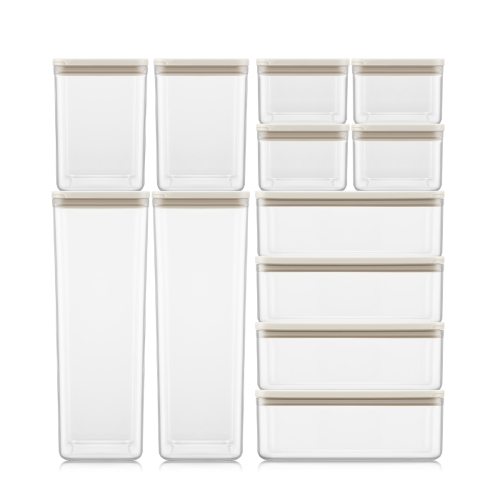 Bodum pojemniki kuchenne w zestawie Canteen 12 szt. Off white