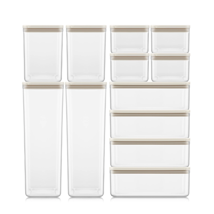 Bodum pojemniki kuchenne w zestawie Canteen 12 szt. Off white