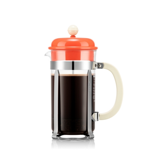 Bodum zaparzacz tłokowy french press Caffettiera 1L Light Orange 1918-170-761