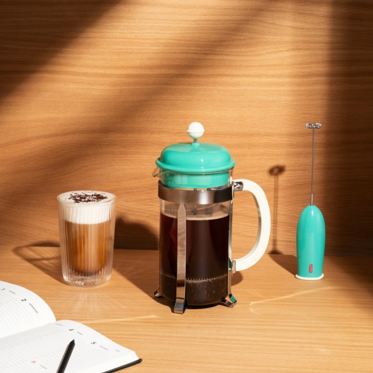 Bodum zaparzacz do kawy tłokowy french press Caffettiera 1L Light Green 1918-746-761