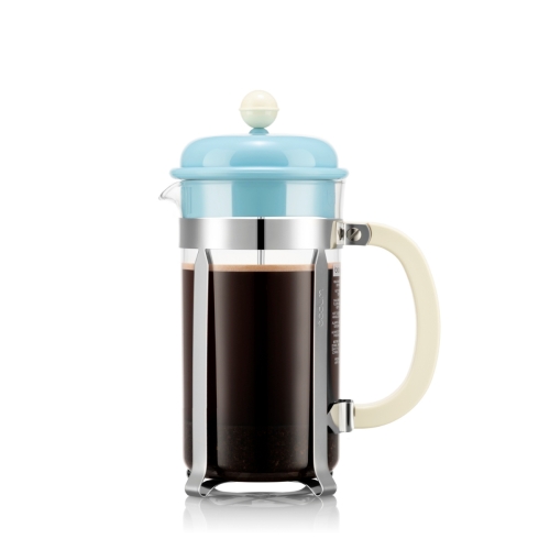Bodum zaparzacz tłokowy french press Caffettiera 1L Light Blue 1918-760-761
