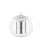 Dzbanek do herbaty tłokowy ASSAM 1L Pure White Bodum