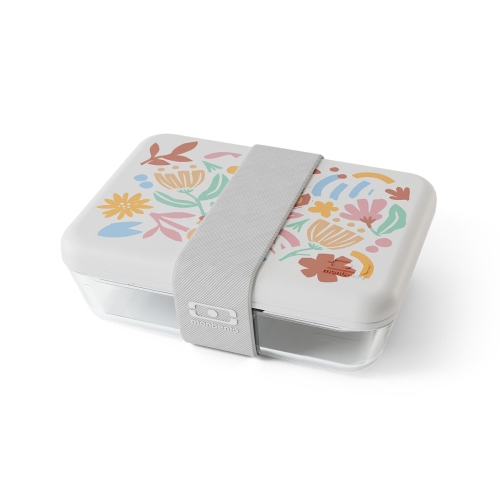Lunchbox szklany Monbento × Pyrex Pure 600 ml Paper Cut