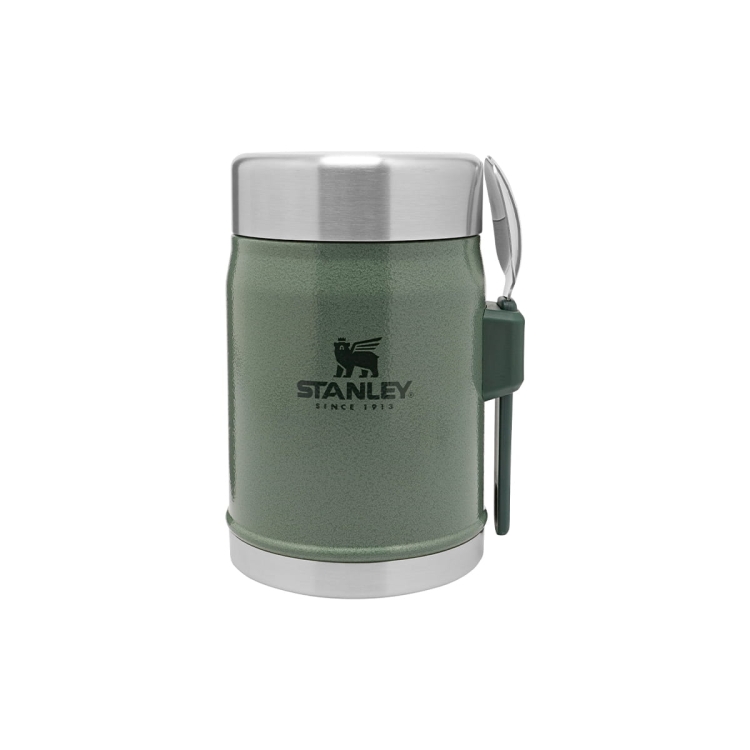 Stanley termos obiadowy ze sztućcem CLASSIC 0,4 L HAMMERTONE GREEN 10-09382-004