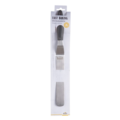 Długa szpatuła cukiernicza kątowa, do tortów  EASY BAKING / Birkmann 431 034