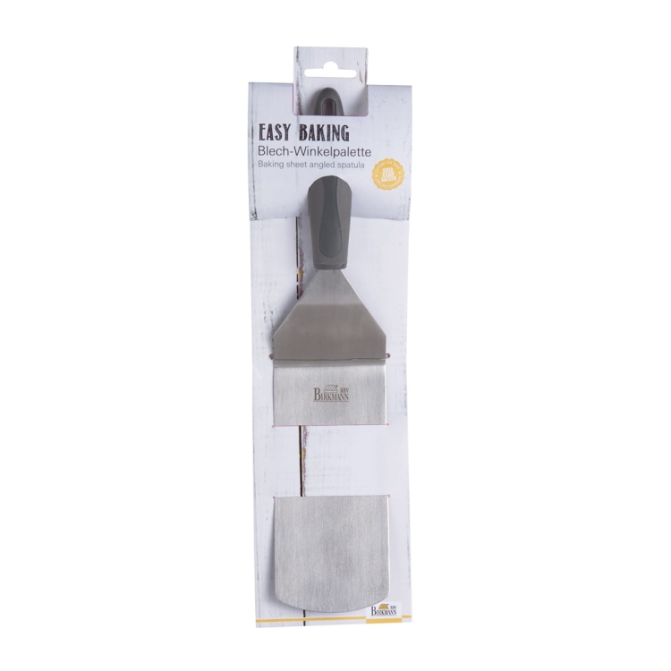 Łopatka cukiernicza kątowa szeroka 8 cm , do wyjmowania i przenoszenia wypieków EASY BAKING / Birkmann 431 041