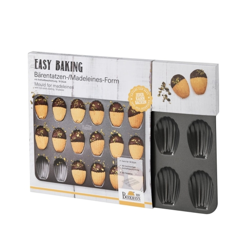 Forma do magdalenek - 18 ciastek 6,5 cm  - Easy Baking Birkmann 881 525