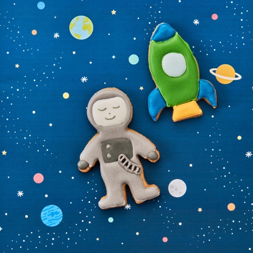 Niezwykłe foremki do ciasteczek dla dzieci  - ASTRONAUTA w kosmosie.