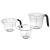 KitchenAid miarki kuchenne z uchwytami 3 szt Onyx Black KQG298OSOBE