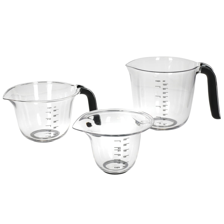 KitchenAid miarki kuchenne z uchwytami 3 szt Onyx Black KQG298OSOBE